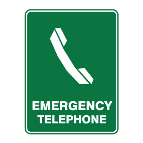 Emergency Sign - Emergency Telephone (Symbol) Emergency Sign - Emergency Telephone (Symbol)