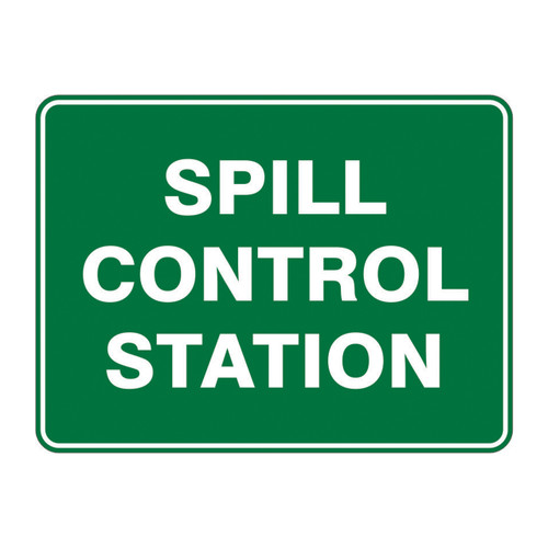 Emergency Sign - Spill Control Station Emergency Sign - Spill Control Station