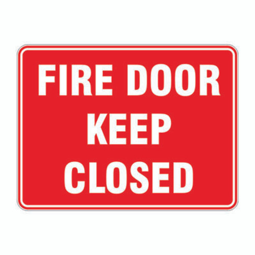 Fire Sign - Fire Door Keep Closed Fire Sign - Fire Door Keep Closed