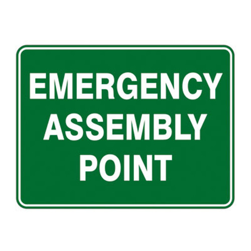 Emergency Sign - Emergency Assembly Point Emergency Sign - Emergency Assembly Point