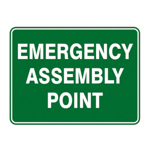Emergency Sign - Emergency Assembly Point SSE-1015