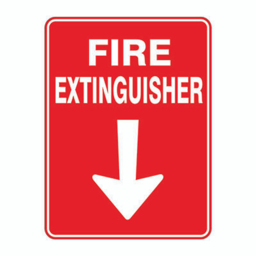 Fire Sign - Fire Extinguisher (with Arrow) Fire Sign - Fire Extinguisher (with Arrow)