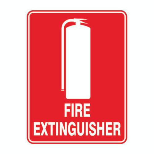 Fire Sign - Fire Extinguisher with Symbol Fire Sign - Fire Extinguisher with Symbol