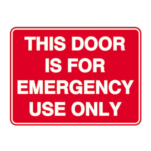 Fire Signs - Fire Door - Emergency Use Only 