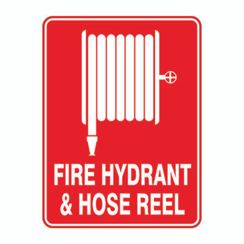 Fire Sign - Fire Hydrant & Hose Reel with Symbol Fire Sign - Fire Hydrant & Hose Reel with Symbol