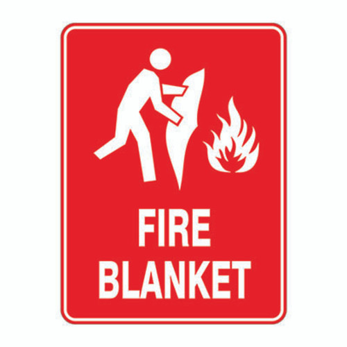 Fire Sign - Fire Blanket with Symbol Fire Sign - Fire Blanket with Symbol