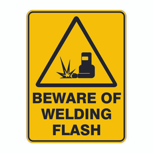 Warning Sign - Beware of Welding Flash Warning Sign - Beware of Welding Flash