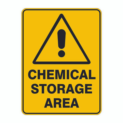 Warning Sign - Chemical Storage Area 