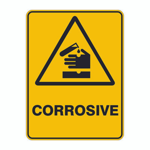 Warning Sign - Corrosive 