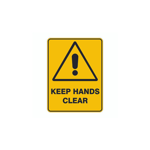 Warning Sign - Keep Hands Clear