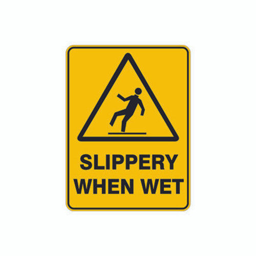 Warning Sign - Slippery When Wet