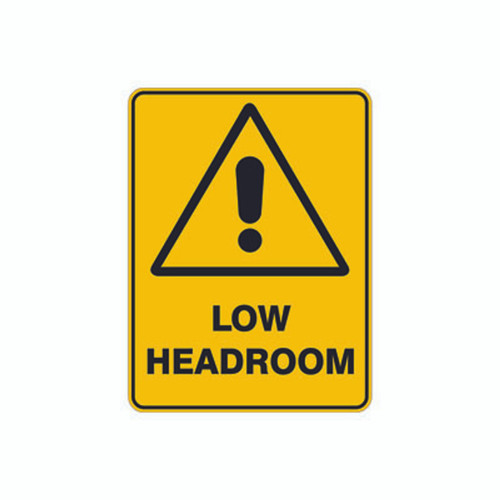 Warning Sign - Low Headroom