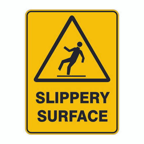 Warning Sign - Slippery Surface Warning Sign - Slippery Surface
