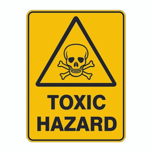 Warning Sign - Toxic Hazard