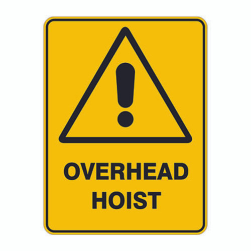Warning Sign - Overhead Hoist