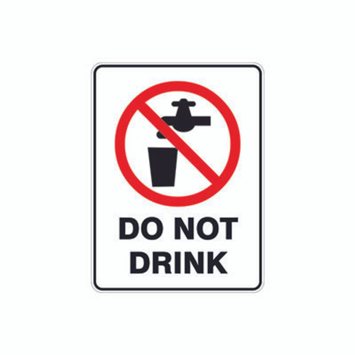 Prohibition Sign - Do Not Drink Prohibition Sign - Do Not Drink