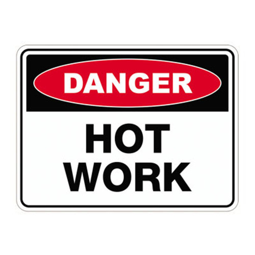Danger Sign - Hot Work Danger Sign - Hot Work