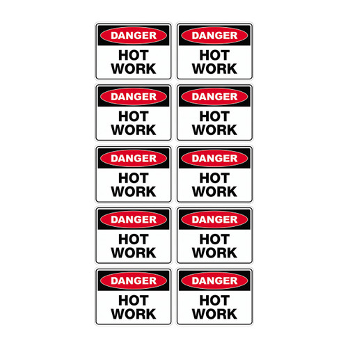 Danger Sign - Hot Work SSD-1305