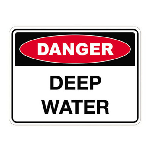 Danger Sign - Deep Water
