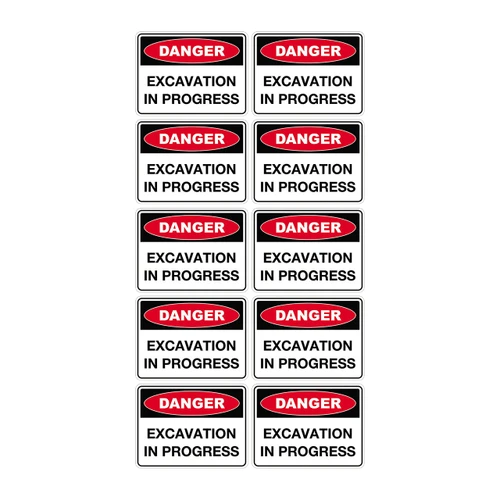 Danger Sign - Excavation In Progress 70300