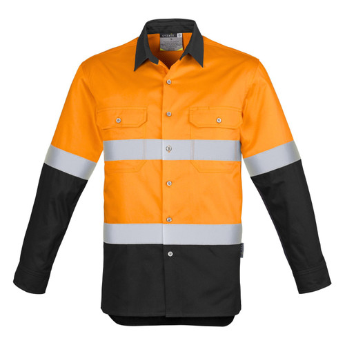 Syzmik Hi Vis Industrial Taped Long Sleeve Shirt Syzmik Hi Vis Industrial Taped Long Sleeve Shirt