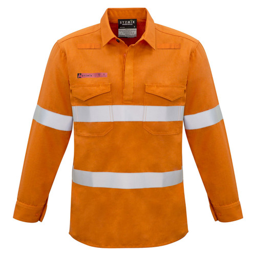 METATech Mens Closed Front Hooped Tape Shirt METATech Mens Closed Front Hooped Tape Shirt