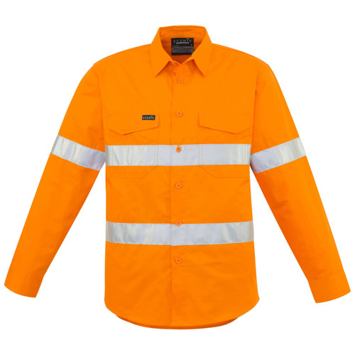 Syzmik Hi Vis Hoop Taped Long Sleeve Shirt Syzmik Hi Vis Hoop Taped Long Sleeve Shirt
