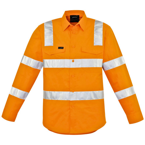 Syzmik Bio Motion Vic Rail Taped Long Sleeve Shirt Syzmik Bio Motion Vic Rail Taped Long Sleeve Shirt