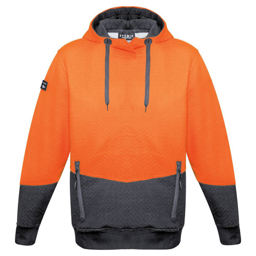 Syzmik Unisex Hi Vis Textured Jacquard Hoodie Syzmik Unisex Hi Vis Textured Jacquard Hoodie