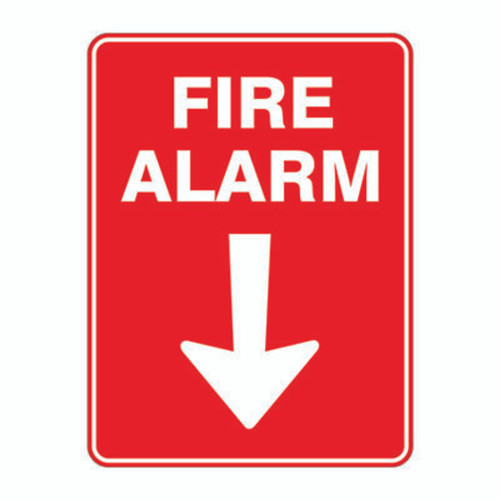 Fire Sign - Fire Alarm With Arrow Fire Sign - Fire Alarm With Arrow