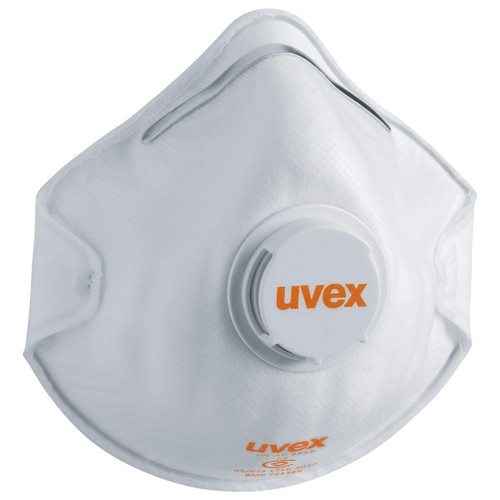 UVEX silv-Air c 2210 Disposable P2 Respirator with Valve - 15 Pack UVEX silv-Air c 2210 Disposable P2 Respirator with Valve - 15 Pack