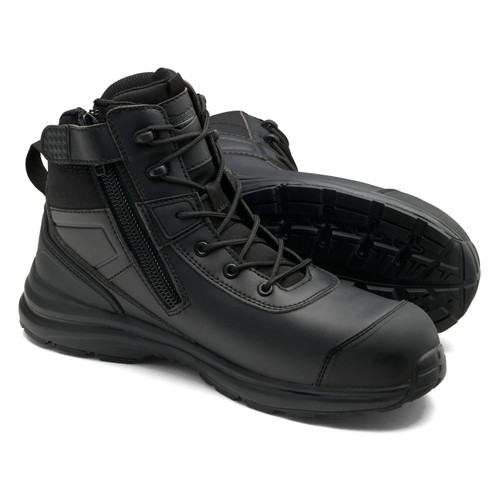 Blundstone Black Microfibre Anti-Static Uniform Safety Hiker - Composite Toe Cap Blundstone Black Microfibre Anti-Static Uniform Safety Hiker - Composite Toe Cap