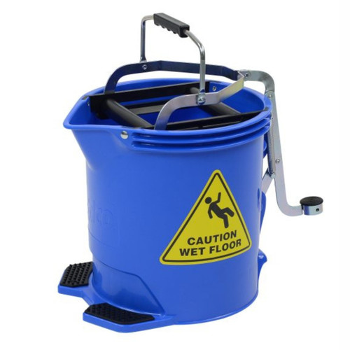 Edco 16 Litre Metal Wringer Mop Bucket 28560