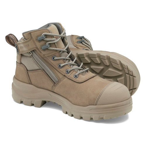 Blundstone Unisex Rotoflex Stone Nubuck Safety Boot Blundstone Unisex Rotoflex Stone Nubuck Safety Boot