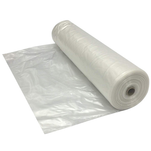 Clear Poly 1m/2m Open Width x 100m x 100 micron 