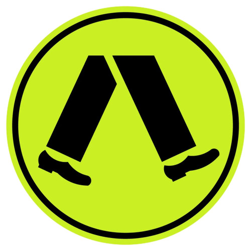 Regulatory Pedestrian Crossing (Symbolic) Sign - 750mm R3-1B