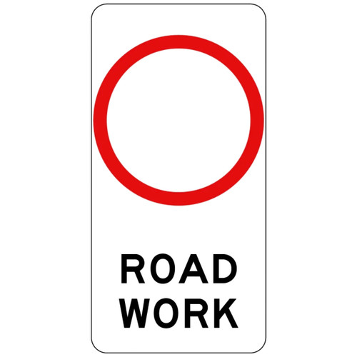 Regulatory Speed Limit Road Work Sign- Class 1 - 900 x 1800mm Rectangle  - km/h R4-212C
