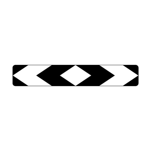 Hazard Bidirectional Marker Sign - 1800 x 300mm D4-2-1A