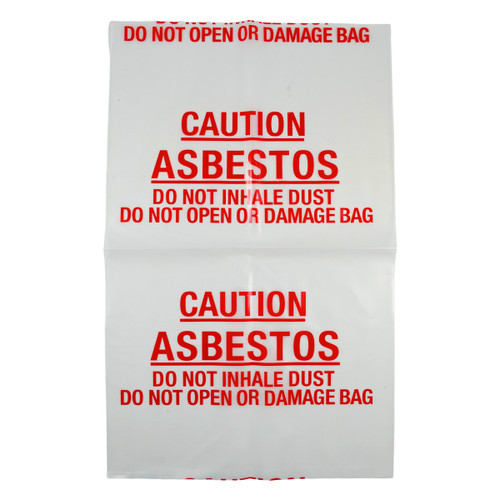 Construktor Large Asbestos Bag 700x1100mm, 1C1S Continuous Print, 200um, 50 bags per carton SS-5001
