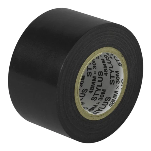 Black PVC Duct Tape 13um - 48mm x 30m 10305
