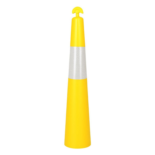 Yellow Stackable T-Top Bollard Stem Only RS-3172