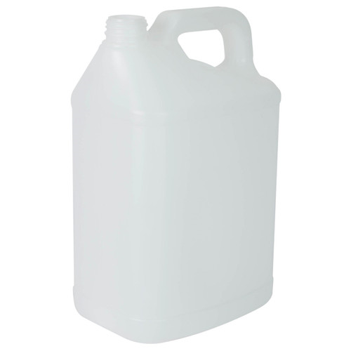 5 Litre Plastic Container with lid - Natural 12506