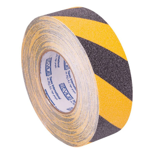 Black/Yellow Anti-Slip Floor Tape 48mm x 18.2m 4704