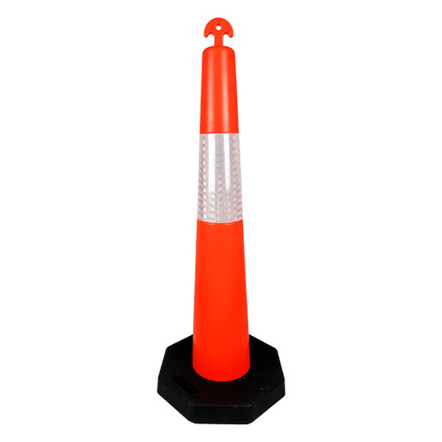 Orange Stackable T-Top Bollard with 8kg Base RS-3181