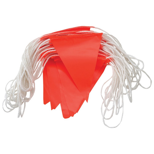 Orange Safety Flagging/Bunting - 30m Roll Orange Safety Flagging/Bunting - 30m Roll