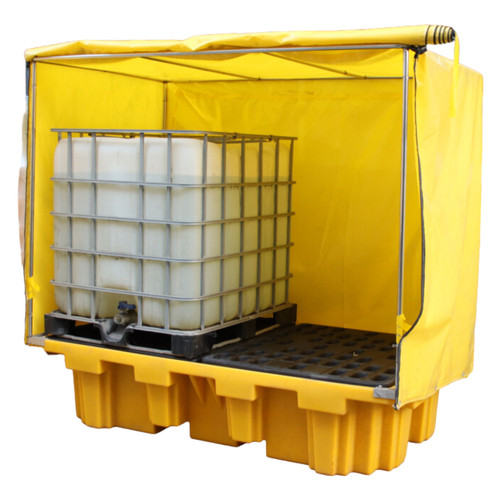 Spillfixr Frame & Cover for Double IBC Yellow Pallet 32022