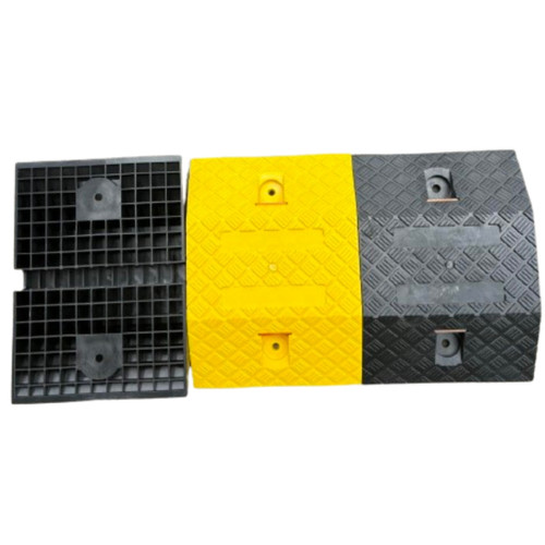 LLDPE Compliance Speed Hump 250mm Section with Channel - Yellow RS-1071