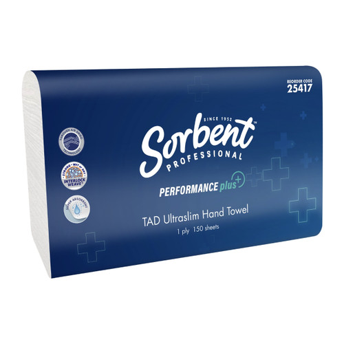 Sorbent Performance Plus Ultraslim 1 Ply Paper Towel - 150 Sheets 25417