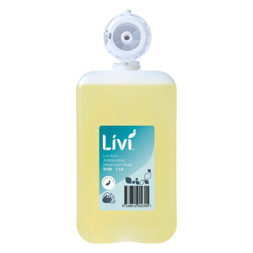 Livi Activ Antimicrobial Foam Hand Soap Pod - Carton of 6 12507