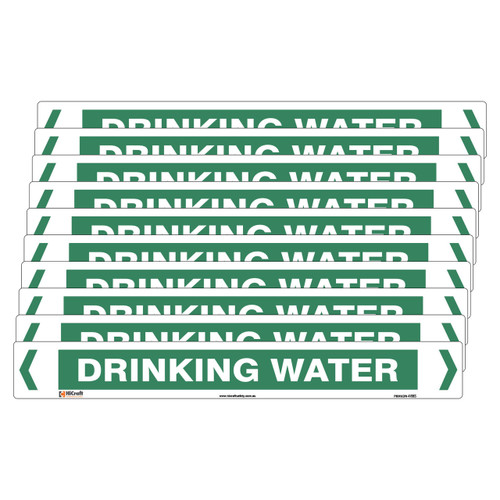 Drinking Water Pipe Marker PMWADW